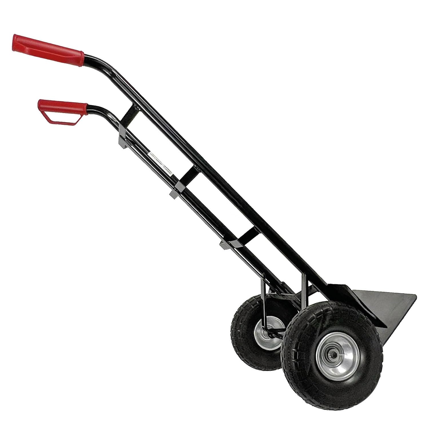 HBH Profi Sackkarre Schwerlast Sackkarren 320kg Vollgummireifen TK320PU Transportkarre | schwarz | hochwertige Räder | robuster Stahlrohrrahmen | Sicherheitsgriffe | max. Tragfähigkeit 320kg