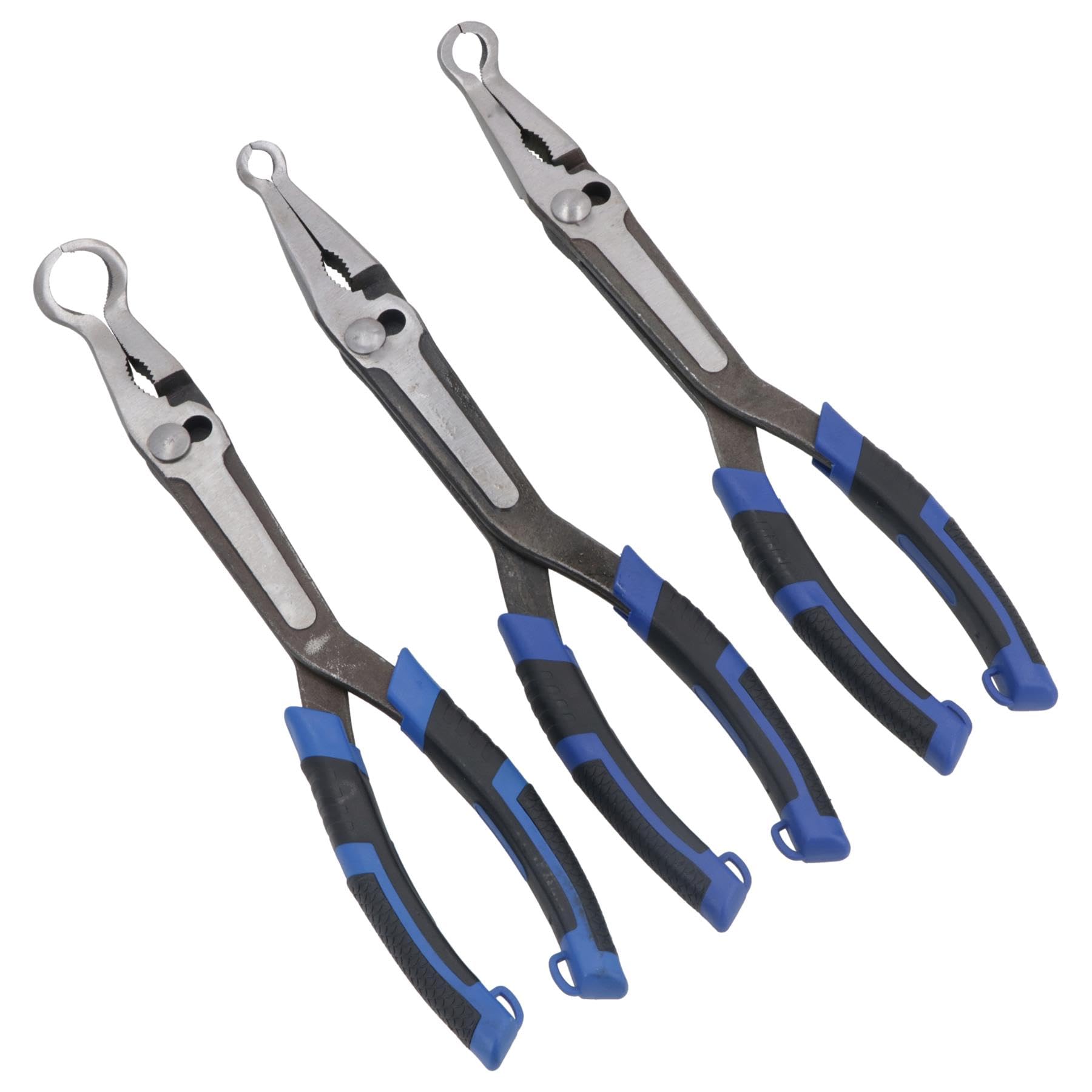 AB Tools Long Reach Round Nose Hose Pliers 8mm 16mm And 22mm 275mm 11In Long from B&Q