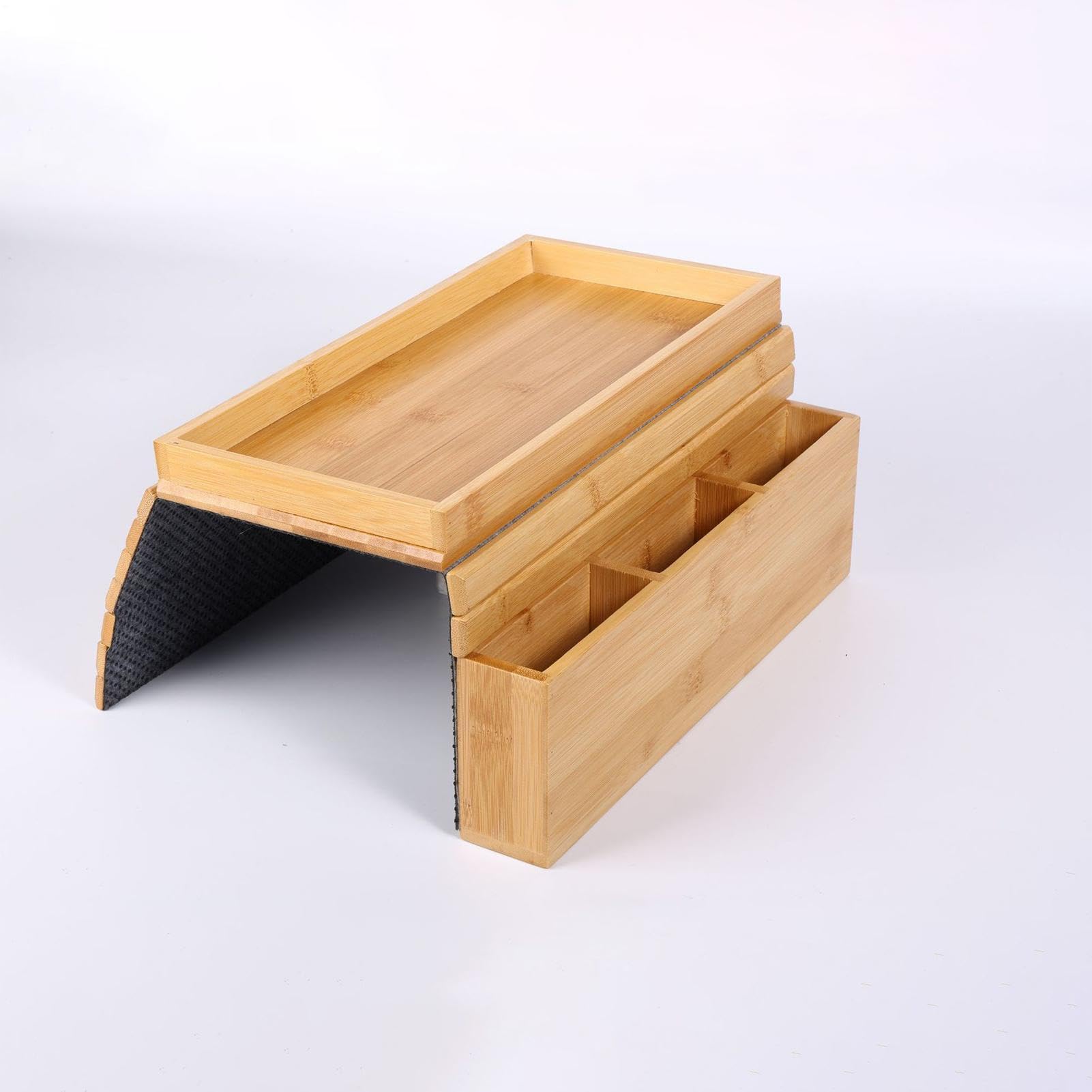 Mesa Para Reposabrazos De Sofá Organizador De Madera Antideslizante | Bandeja Mesa Para Sillón Y Soporte Mando A Distancia Mando A Distancia, Taza, Café, Teléfono, Snack, Salón, Hogar,