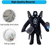 Titan Cameraman Plush Toy, Skibidi Toilet Giant Figure, Halloween, Black Cat Stuffed Toy, Video Game Plush Toy Figure
