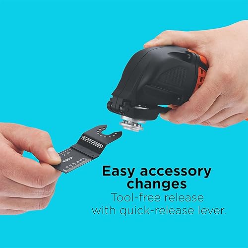 Miniatura 5 de Black  Decker BD200MTB multiherramienta oscilante de velocidad variable 25 A