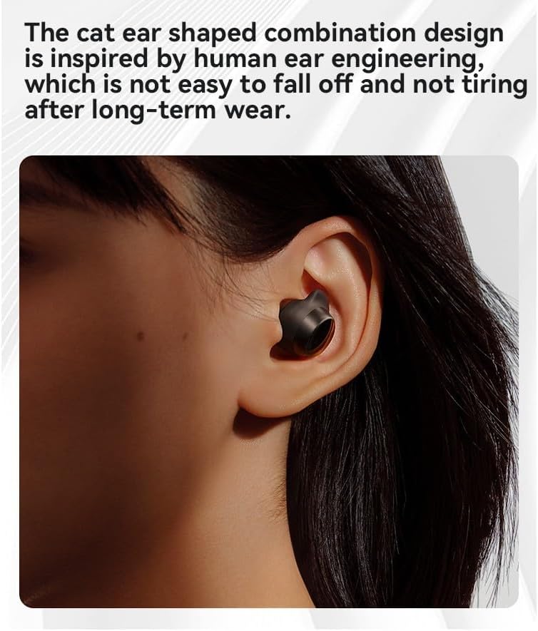 Earbud correctly placed in a human ear