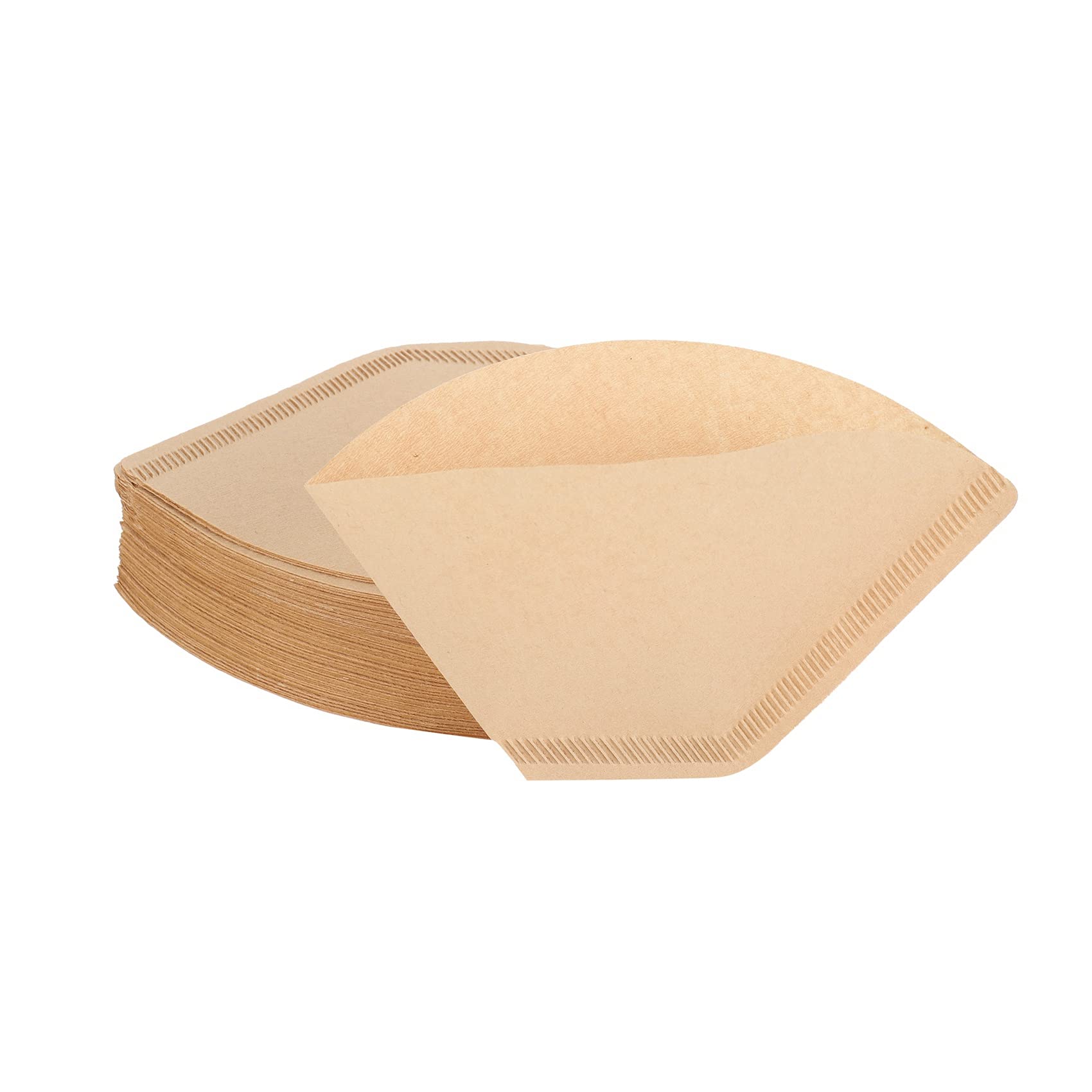 CTRLZS 100Pcs Coffee Filters Disposable Cone Paper Coffee Filter Natural Unbleached Filter 4-6 Cup for Pour Over Coffee Makers