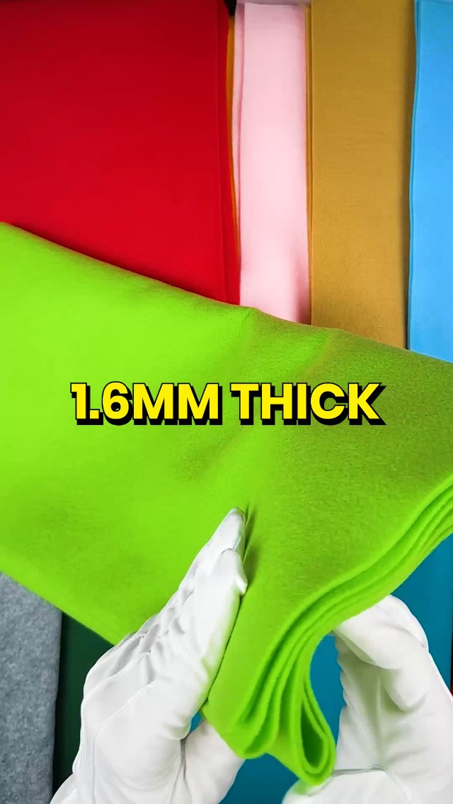 Image of Barcelonetta | Felt Fabric | 72 inch Wide | 1.6mm Thick | Acrylic & Soft | Felt by The Yard | Felt for DIY Crafts, Projects, Sewing (Banana, 2 Yard)