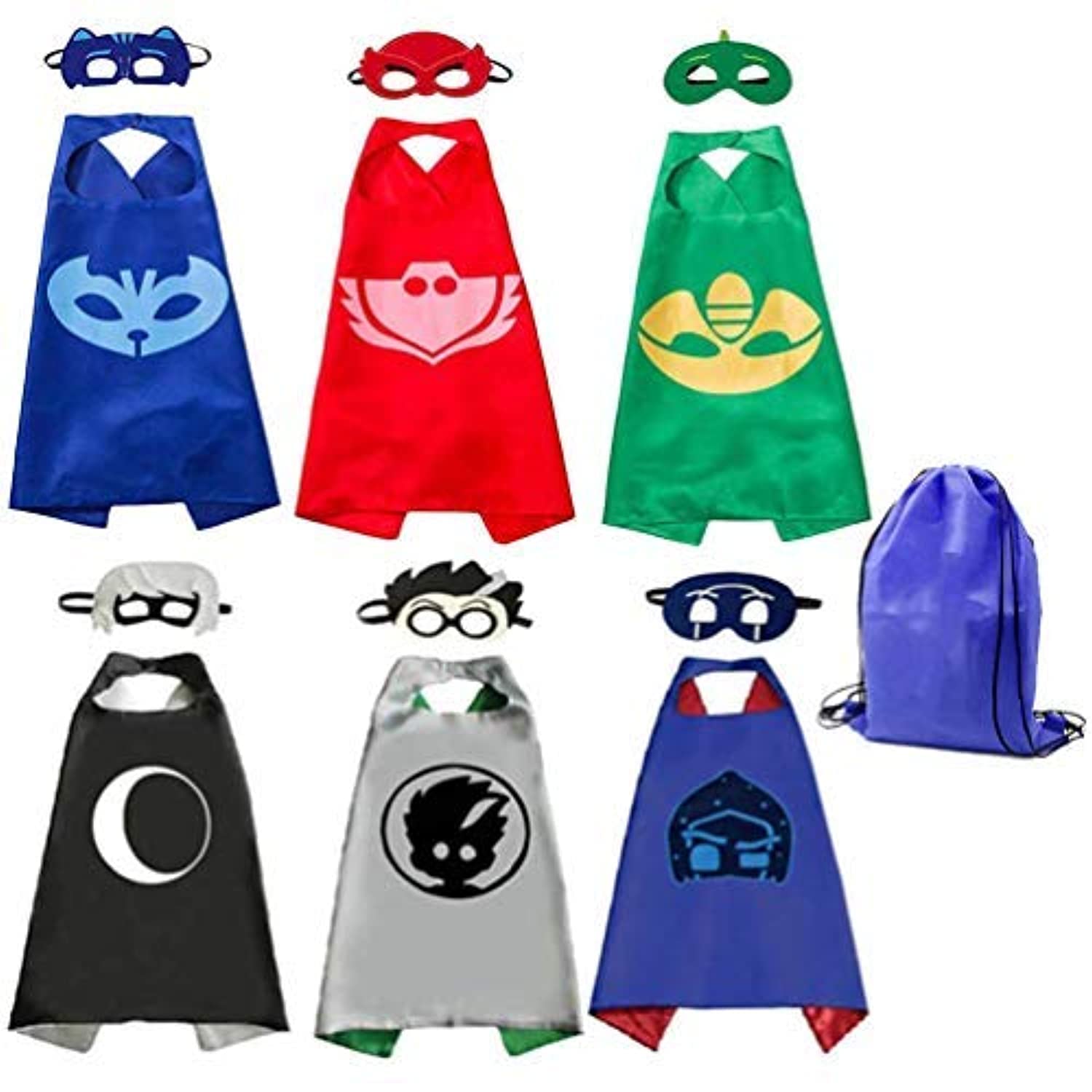 RioRand Kids Superhero Capes Set Toys for Boys Girls Party Supplies Christmas Halloween Gifts