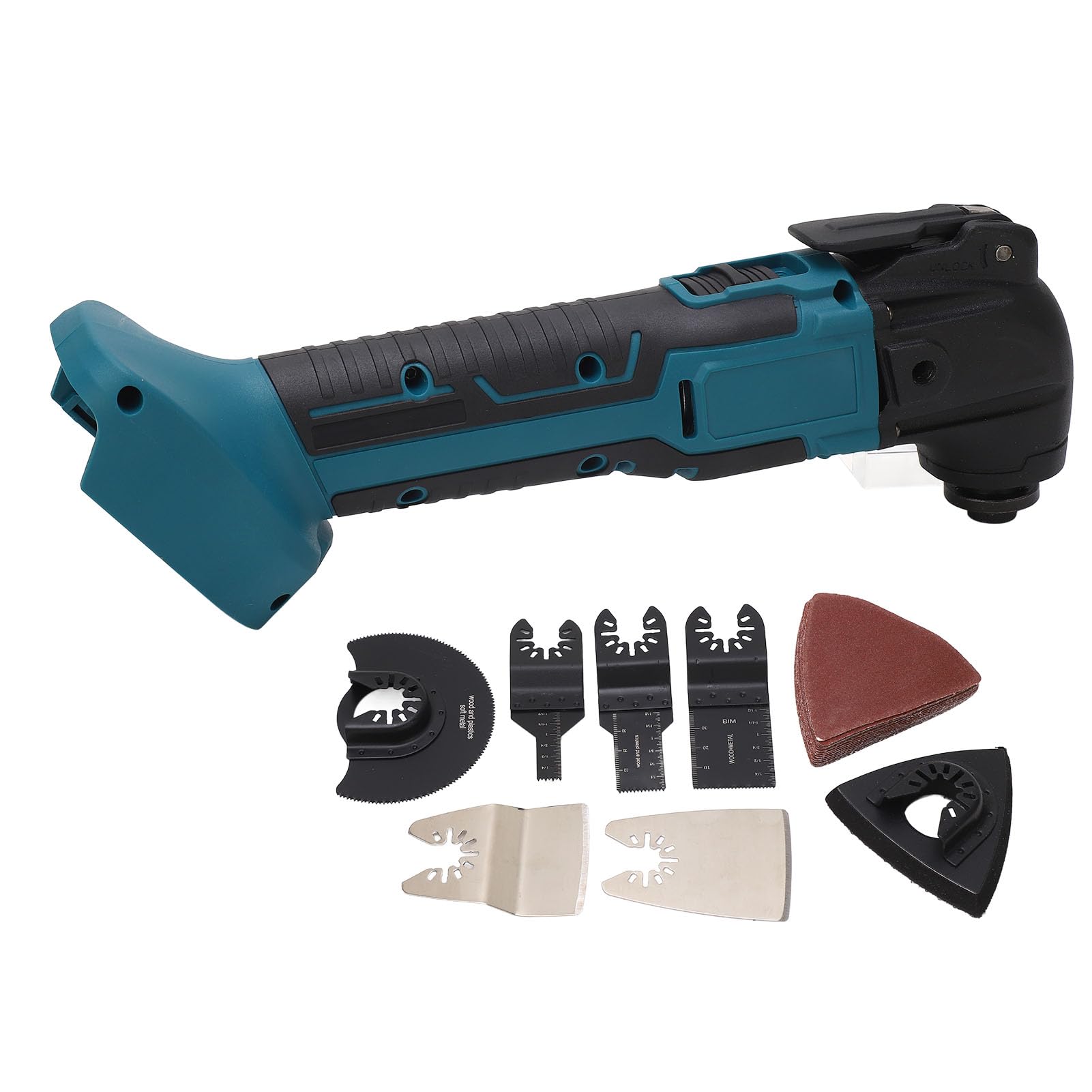 Haofy Sierra Multiherramienta Oscilante Versátil con 6 Configuraciones de Velocidad para Baterías BL1830 BL1840, ángulo de Ajustable para Artesanos Profesionales