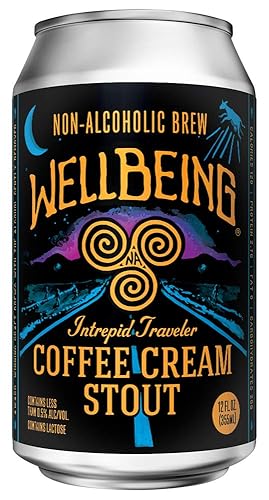 Miniatura 2 de WELLBEING BREWING CO Paquete de 6 latas  Hellraiser Cerveza artesanal sin alcohol ámbar oscuro  80 calorías  Cero gramos de azúcar  Vegano  sin OMG