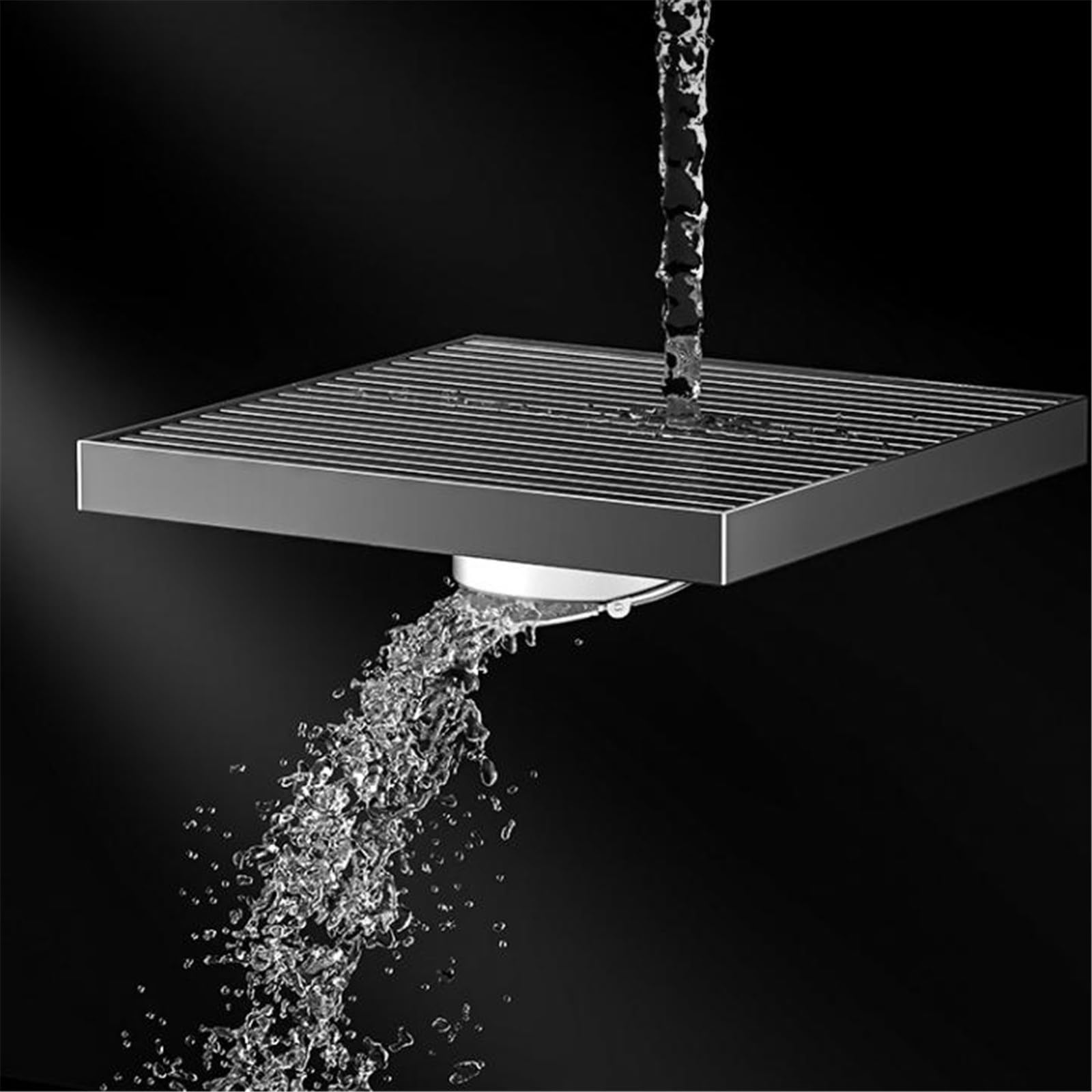 Desagüe de Suelo Desagüe de Piso de Acero Inoxidable 304, antiolor, for Exteriores, Patios, baños