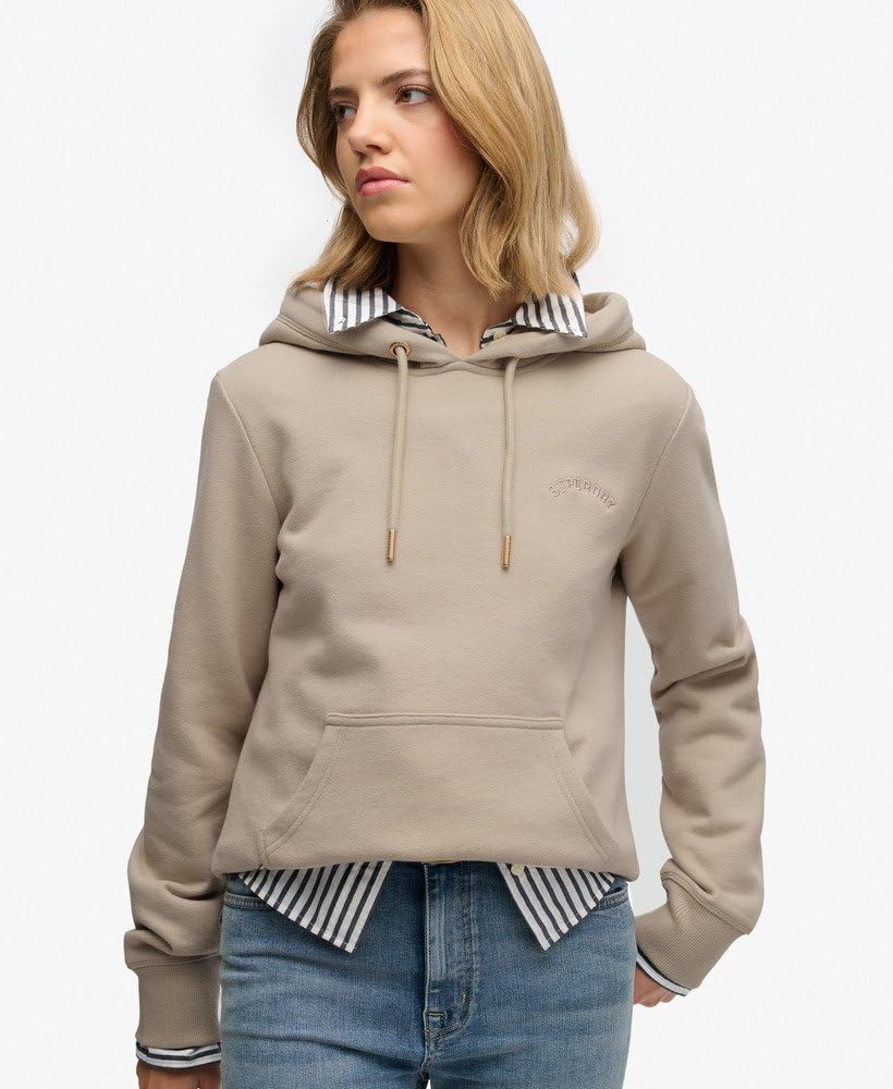 Superdry Damen Essential Logo Hoodie mit Stickerei