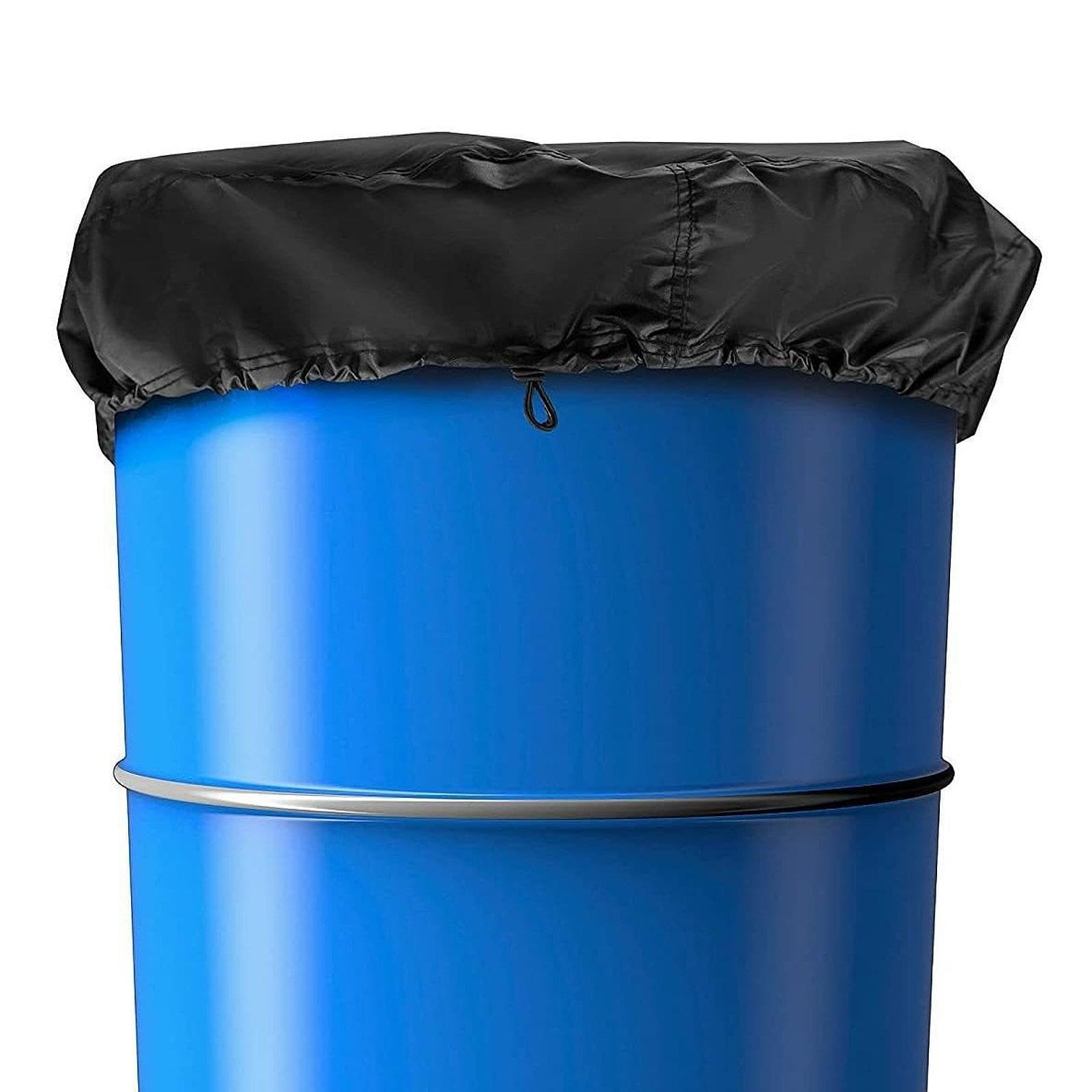 55 Gallon Drum Cover Dustproof Adjustable Rain Water Collection Bucket Cover-image-29