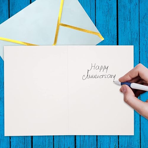 Miniatura 3 de Fancy Land 12 tarjetas de aniversario con sobres, tarjetas de felicitación de aniversario, negocios, oficina, boda