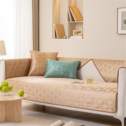 Protector de sofá antideslizante, tamaño múltiple, funda protectora de muebles de sofá, estilo pastoreo, para sofá seccional, sofá, sofá biplaza, D,