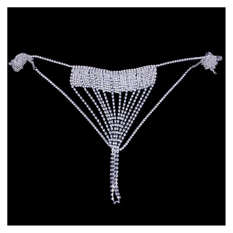 Amazon.co.jp: ボディチェーンセット - カラフルなクリスタル