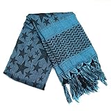 アフガンストール・スターパターン [ブルー] 100X100cm 5369ST-U-BL