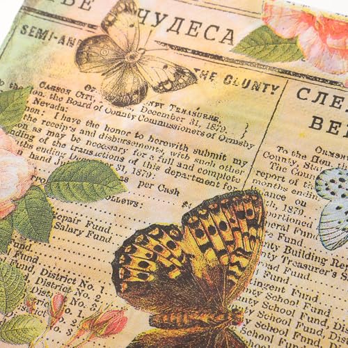 Servilletas decorativas de mariposas con 20 hojas de pulpa de madera para cumpleaños 5