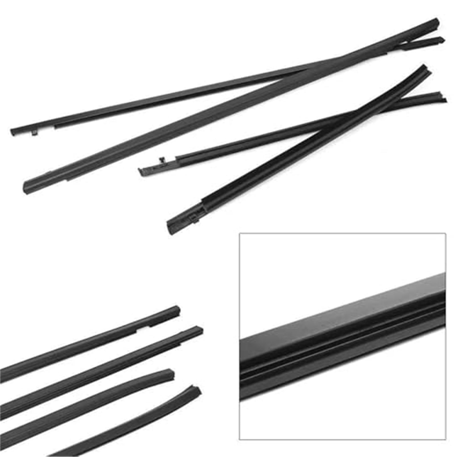 Uszczelki okienne i drzwiowe 4 szt. Gumowa uszczelka zewnętrzna