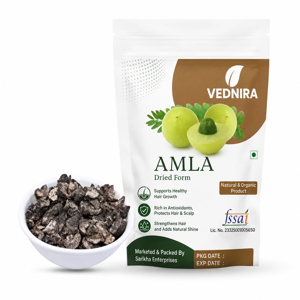 Raw Amla Indian Gooseberry for Hair Growth & Skin Care 100g | Dry Amla for Hair Fall Control | Organic Sun Dried | Natural Hair Mask & Face Pack | 100% Natural, No Preservatives, No Pesticides-image-23