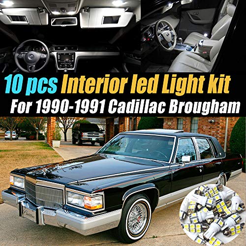 Kit 10 Lámparas LED Blanco Super 6000K Interior Auto miniatura 1