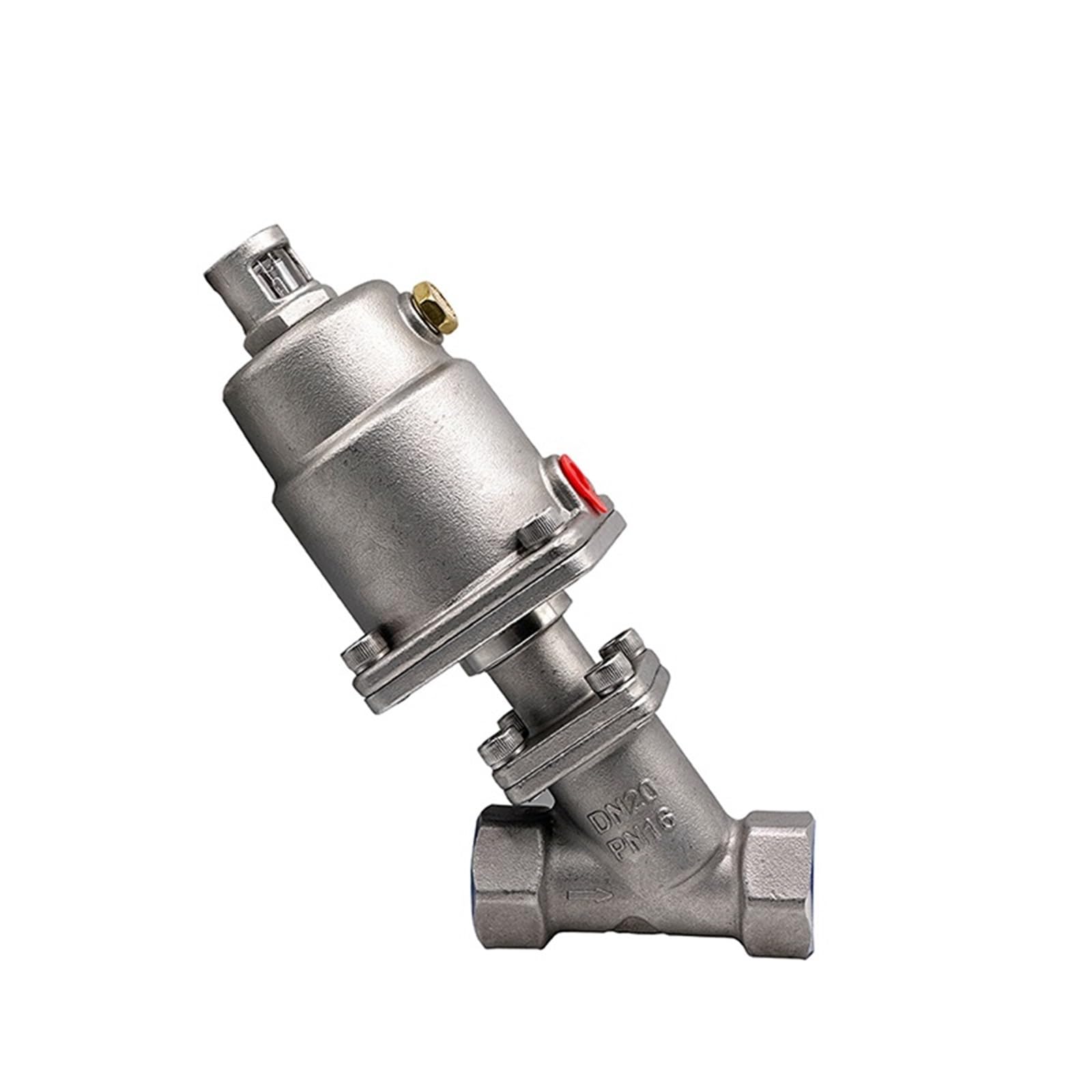 Vanne pneumatique à siège inox 3/4 pouce single acting pour contrôle de fluide