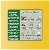 Vista 3 de Shan Bombay Biryani - Mezcla de recetas y condimentos de 2.11 oz (60 g) - Polvo de especias para pilaf en capas de carne y patata, adecuado