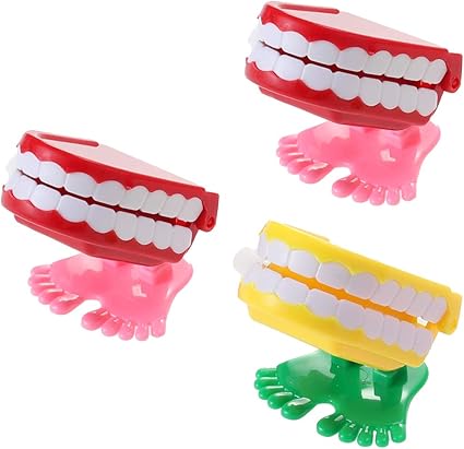 VALICLUD 3 Pcs Colorful Plastic Wind-up 