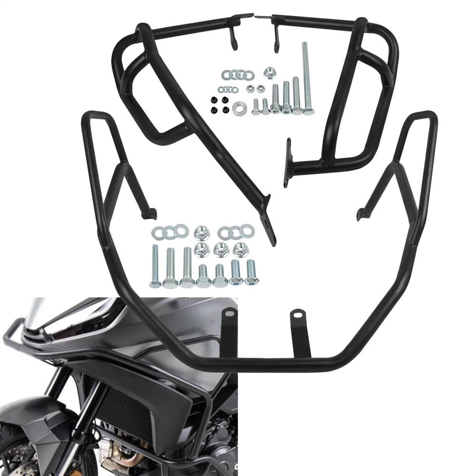Motorradschutz Motorrad-Sturzbügel, Oberer Und Unterer Motor-Tankschutz, Stoßstangenschutz Für H-ONDA NT1100 NT 1100 NT 1100 DCT NT1100DCT NT 1100DCT NT1100 DCT 2022-2024 2023