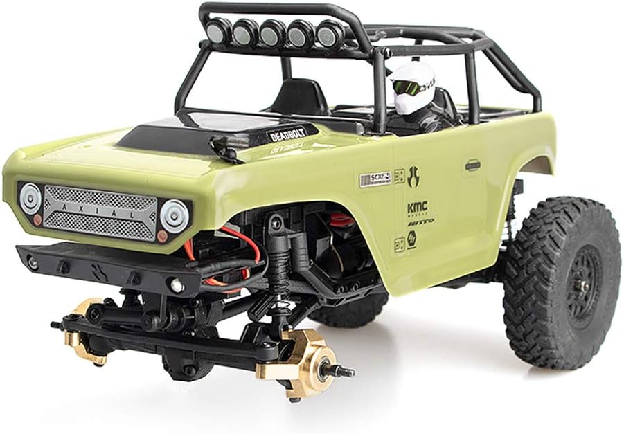 KYX Racing Brass Front Axle Steering Knuckles Upgrades Parts Accessories for 1/24 RC Crawler Car Axial SCX24 90081