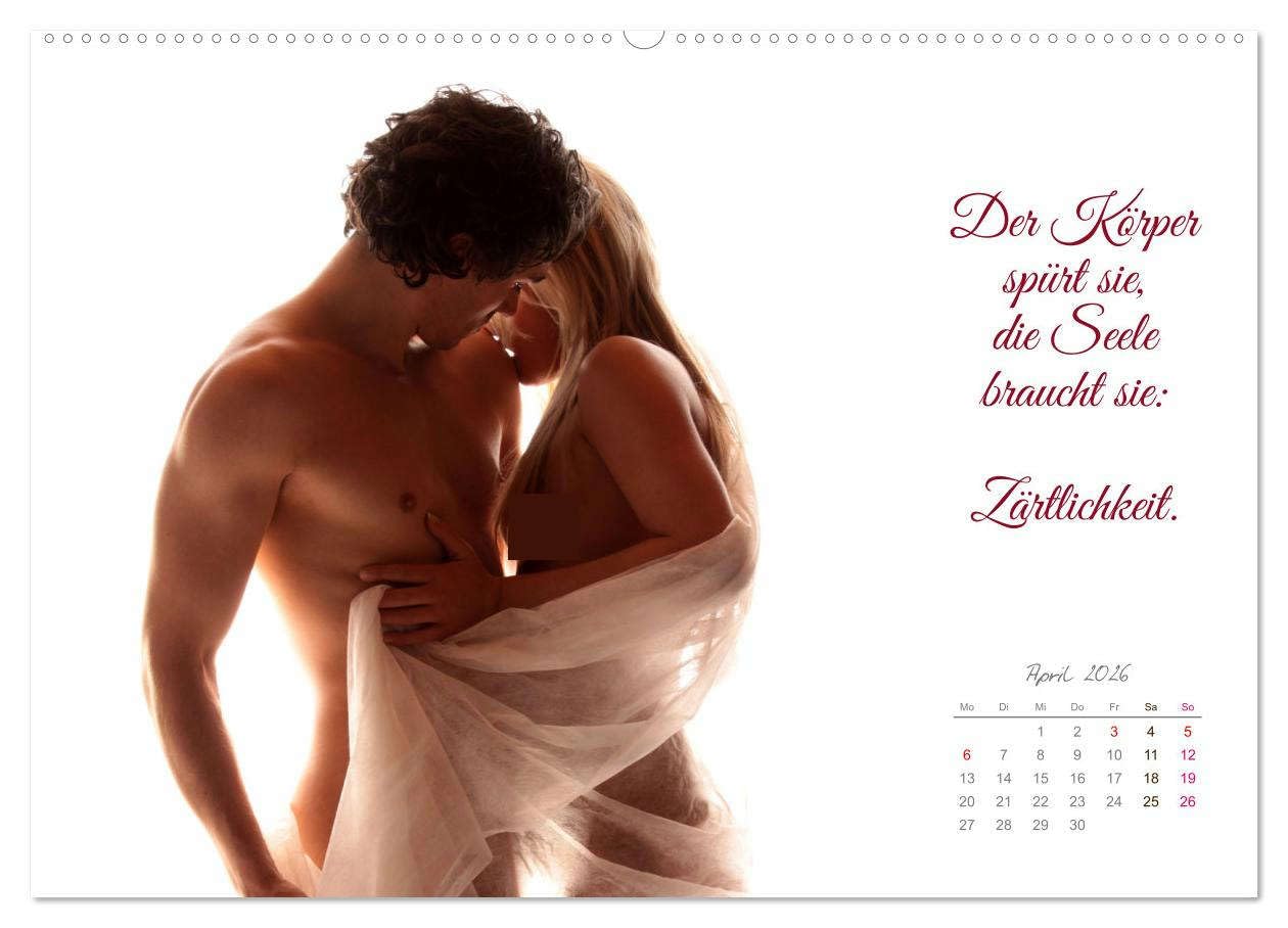 Gelebte Erotik für Paare (hochwertiger Premium Wandkalender 2026 DIN A2 quer), Kunstdruck in Hochglanz: Sinnliches Leben zu zweit? Das Motto heißt Liebe, mit allem, was dazu gehört! (CALVENDO Erotik)