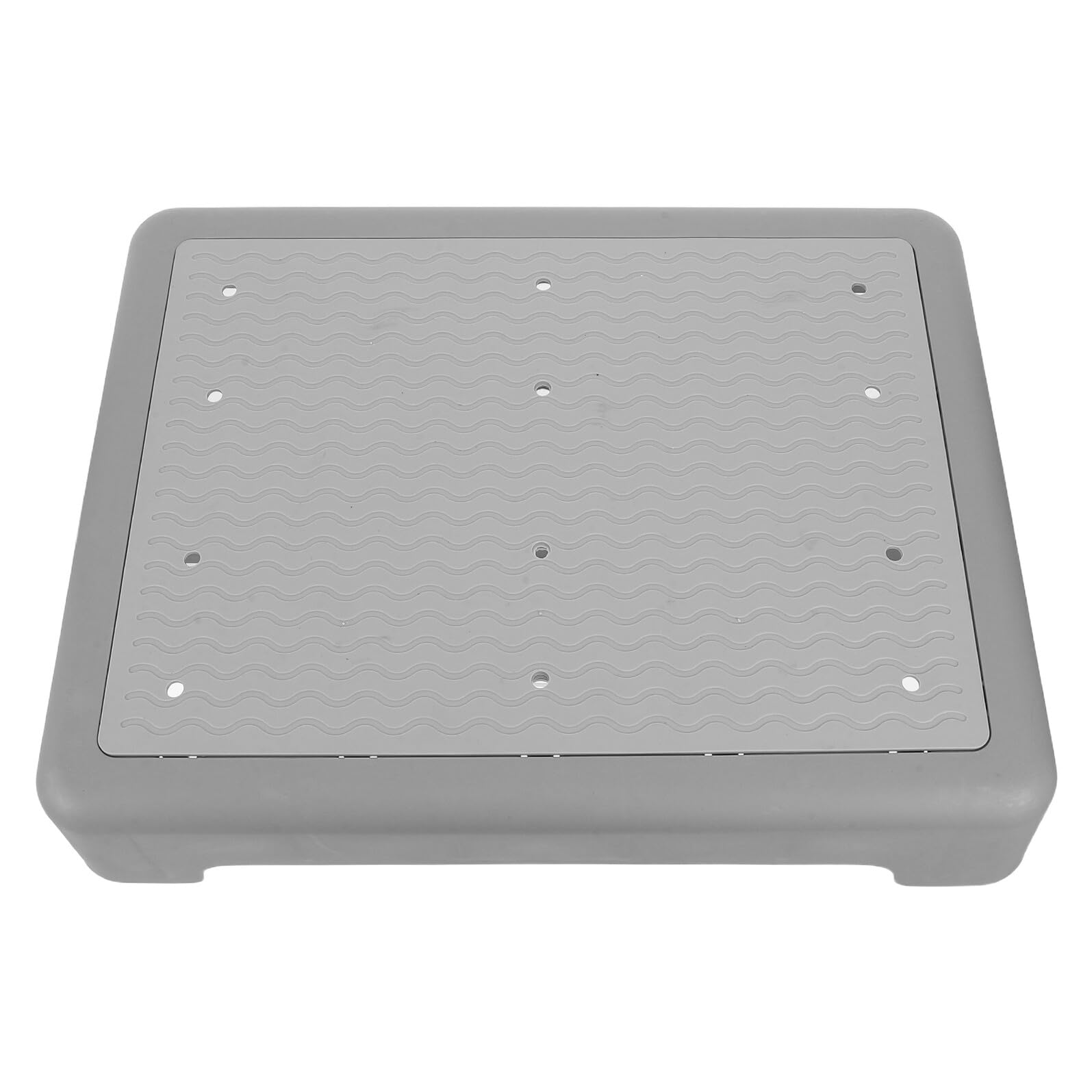 Tabouret de douche antidérapant avec plateforme de salle de bain large