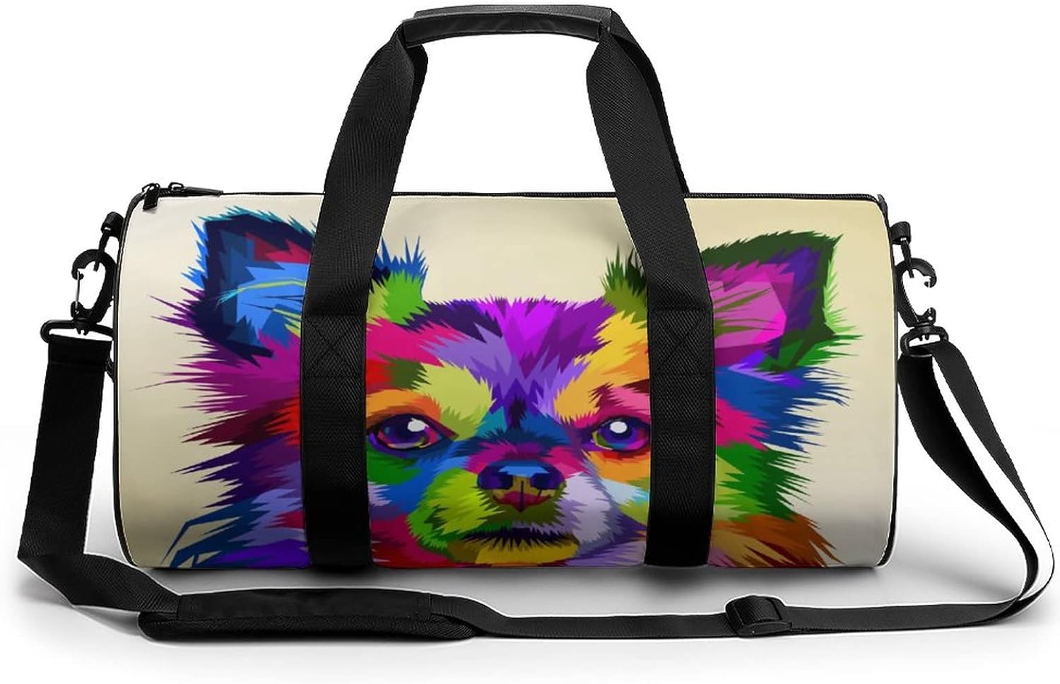 HadHfun Bolsa De Lona Deportiva Cóctel Bolsa De Viaje con Bolsillo Húmedo Y Compartimento 45x23x23cm