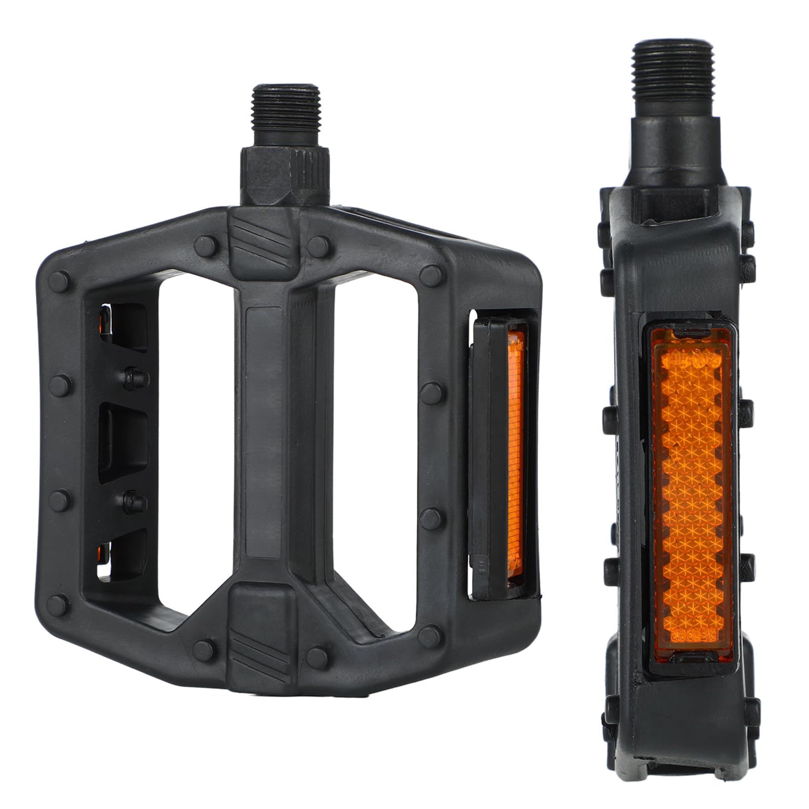 Photo 1 of *** 1 PC *** Universal Bike Pedals 9/16" Nylon Lightweight Non-Slip Bicycle Platform Pedals, Easy to Install, Fit Most Adult Mountain Bikes MTB, Durable Design