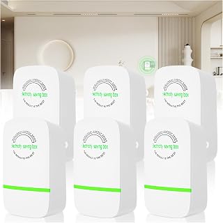 Power Saver Pro X 2025 New, Household Intelligent Energy Saving Device, 6Pack Electricity Saving Box, Energy Savers Plug in to Save Energy and Stable Voltage, US Plug 90V-250V, 30kW