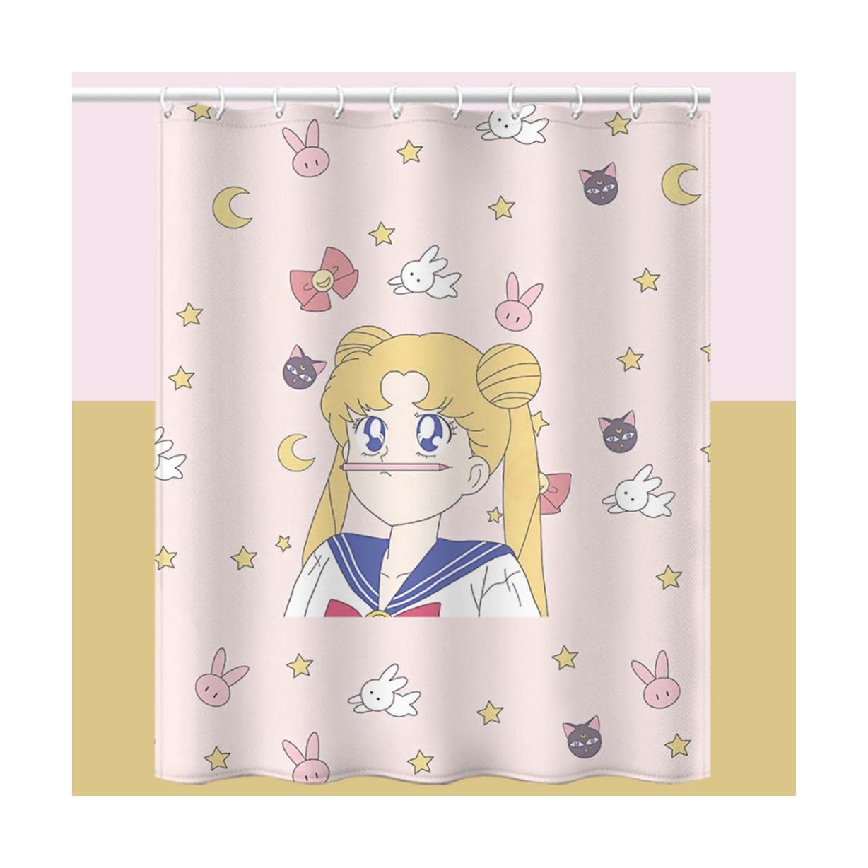 SAILOR JERRY シャワーカーテン Rose Tattoo Print Shower Curtain | Vintage Traditional American