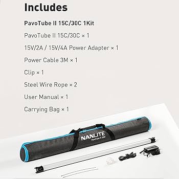 Amazon.com : NANLITE PavoTube II 15C/30C RGBWW LED Tube Light