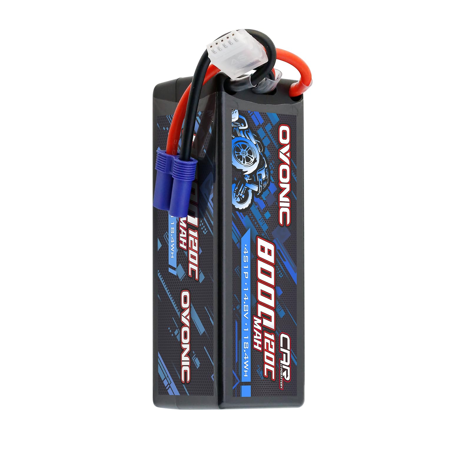 OVONIC Batería de polímero de Litio 4S 1550 mAh 100 C 14,8 V con Conector XT60 para RC FPV Quadcopter Avión Hobby DIY (1 Unidad OVONIC Batería de polímero de Litio 4S 1550 mAh 100 C 14,8 V con Conector XT60 para RC FPV Quadcopter Avión Hobby DIY (1 Unidad