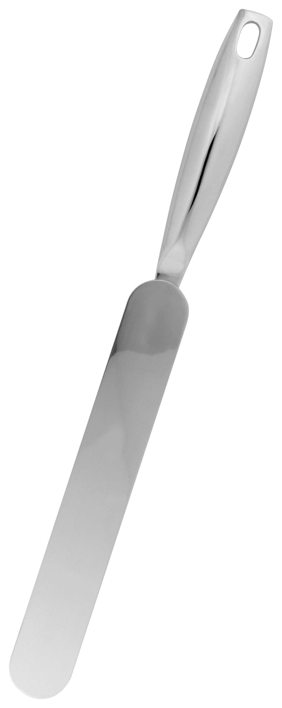 Stellar Stainless Steel Premium Kitchen Tools Crepe Spatula, Polished Dishwasher Safe, Ergonomic Handle