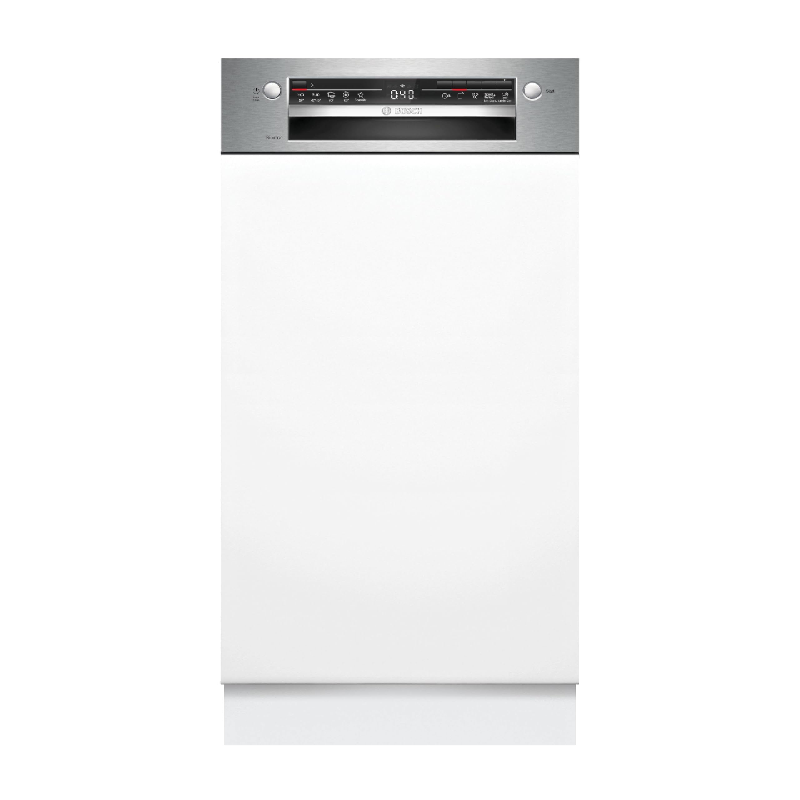 BOSCH teilintegrierbarer Geschirrspüler Serie 2 SPI2HKS42E, 10 Maßgedecke, Geräuschreduktion bis zu 30 Minuten dank Silence on demand