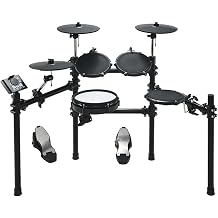4 Drum 3 Cymbal Double Pedal Electronic Drum Kit Portable Folding Digital Drum Instrument Electronic Drum Set