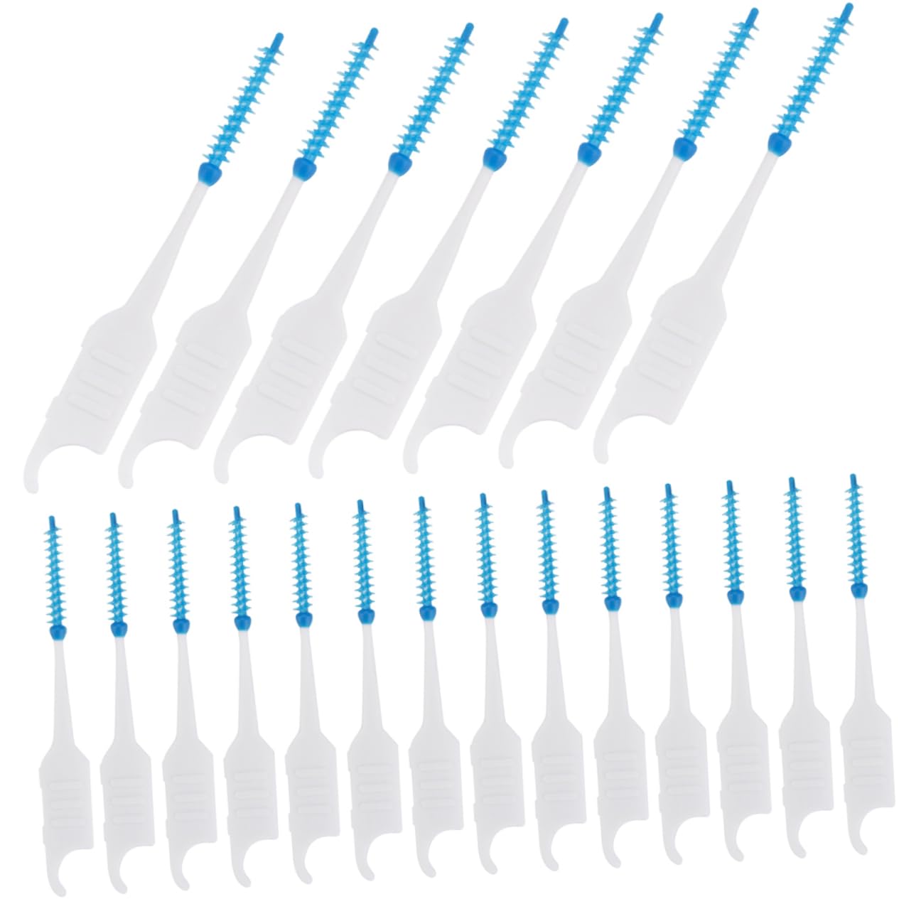Healeved 4 Set Spazzolino Interdentale Plettri Di Gomma Dentifricio Elettrico Detersivo Prodotti Dente Per I Denti Scrubber Orale Blue Testina in Tpe Per Uso Alimentare 200 Pezzi * 4