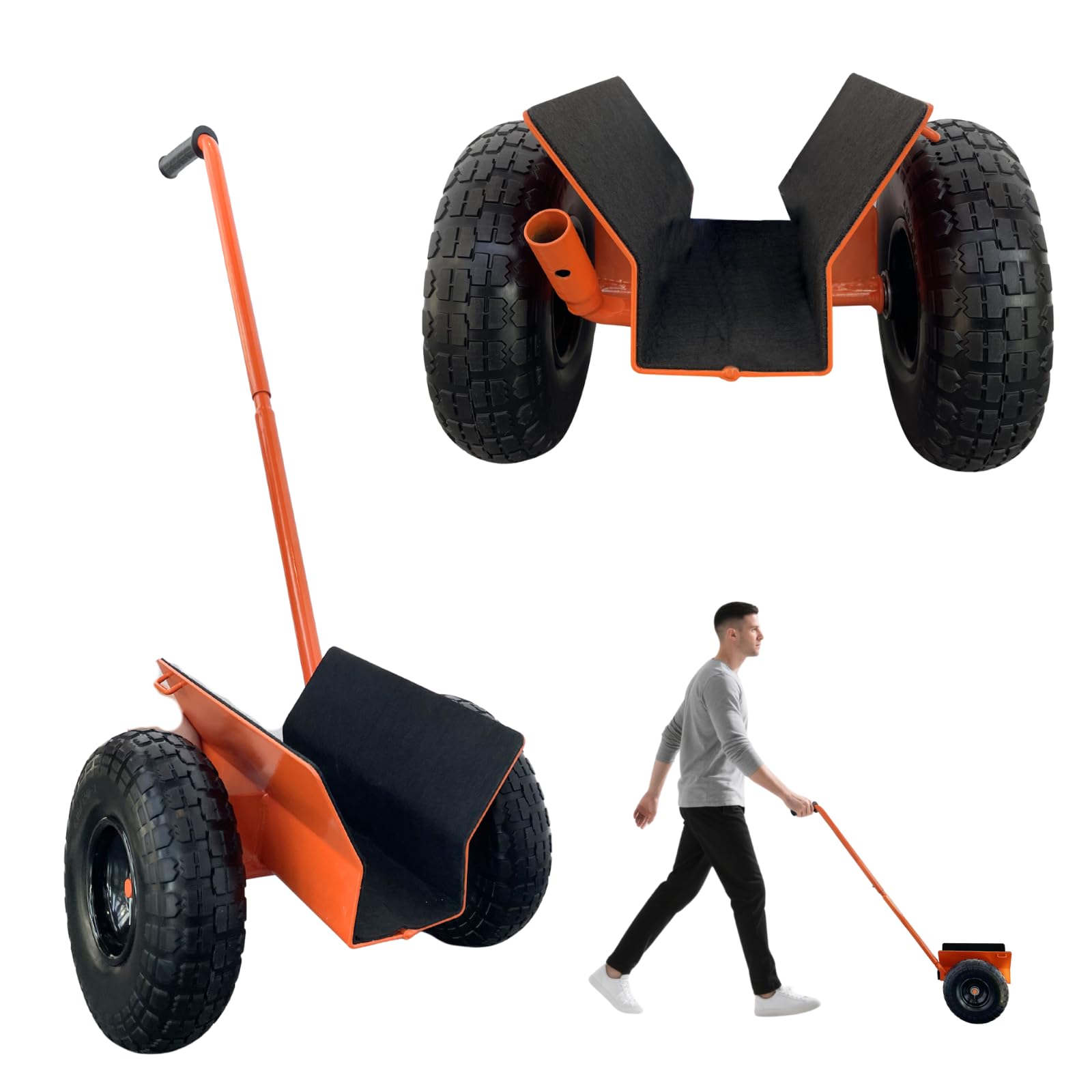 Chariot de porte tout-terrain pour transporter vos grands panneaux