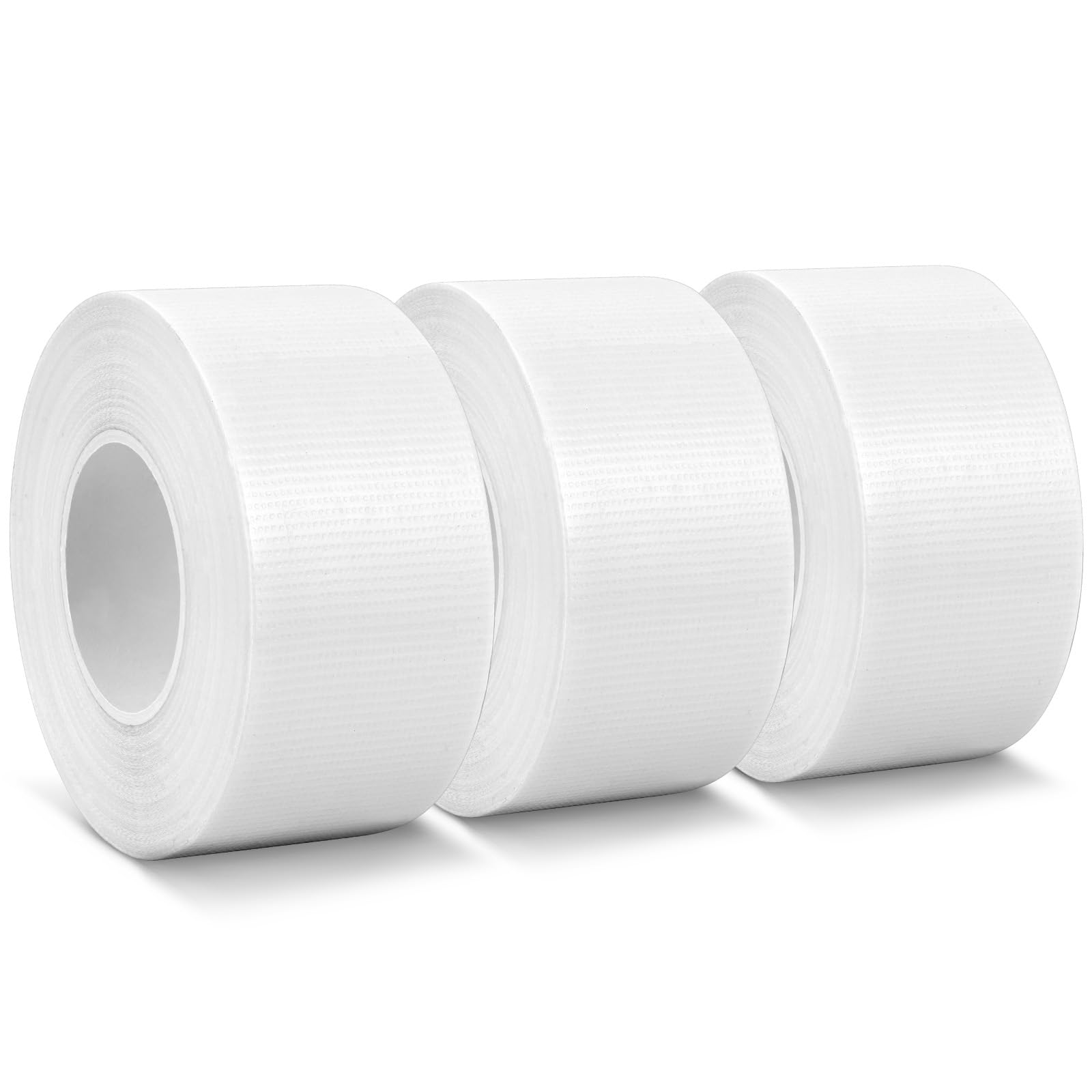 ANOMM Polyethylene Tarpaulin Tape, Waterproof Repair Patches for Fabric, 3.8CM x 20M, Strong Adhesive, for Truck Cover Cloth, Awning, Tent (White)