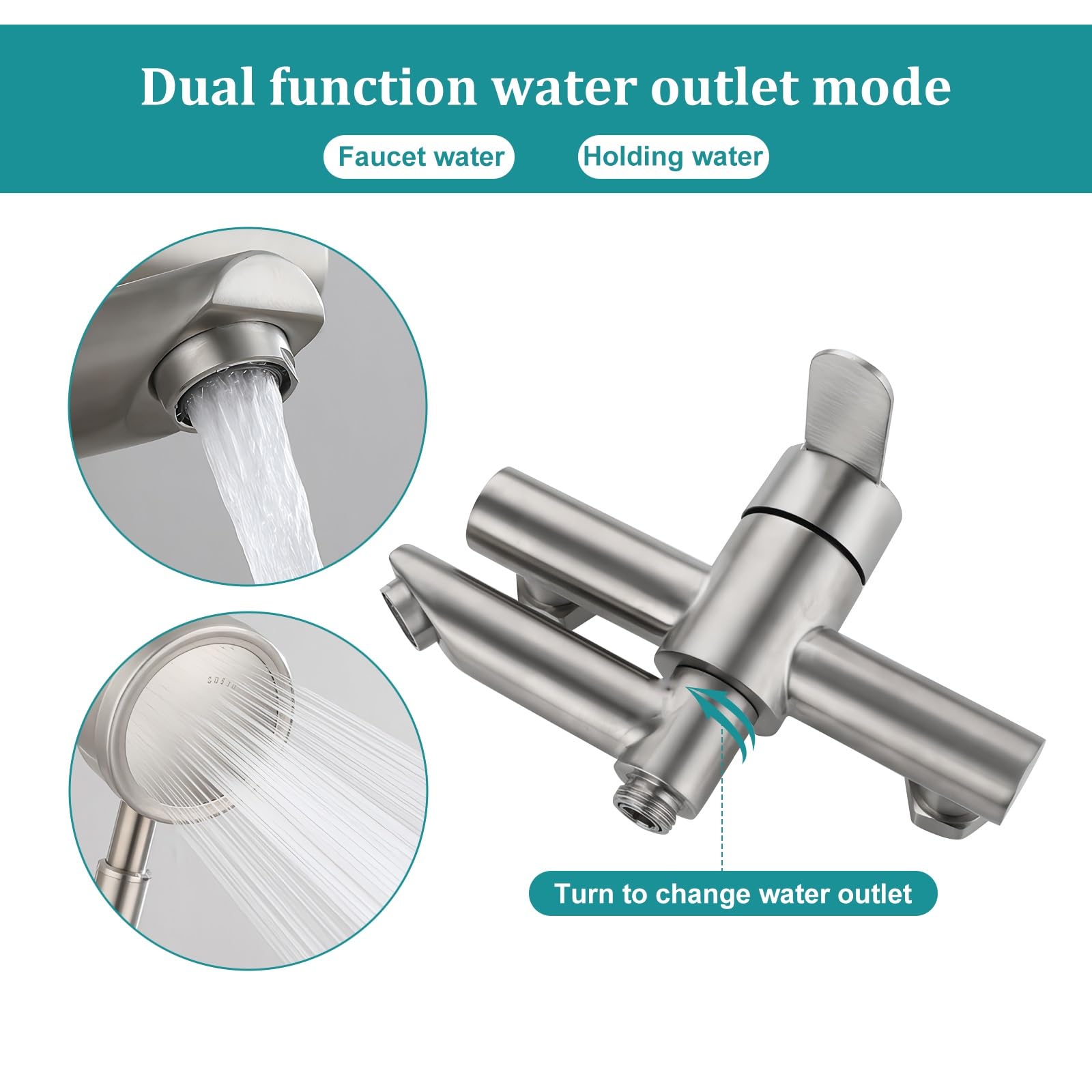 Columna de Ducha con Grifo Ducha para Baños Set de Ducha Completo sin Thermostato Monomando Conjunto Ducha Barra Altura Ajustable y Alcachofa Ducha Mano Cabezal