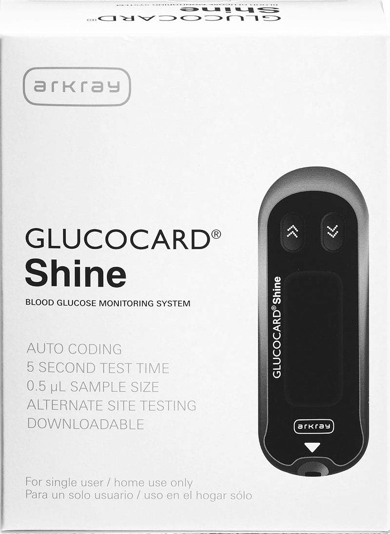 GLUCOCARD Shine Blood Glucose Monitor Kit