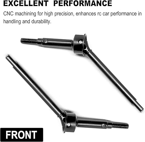 Miniatura 6 de OGRC +0.197 in rosca extendida CVD ejes de eje trasero delantero ejes de transmisión para 1/18 TRX4M ejes RC actualización piezas