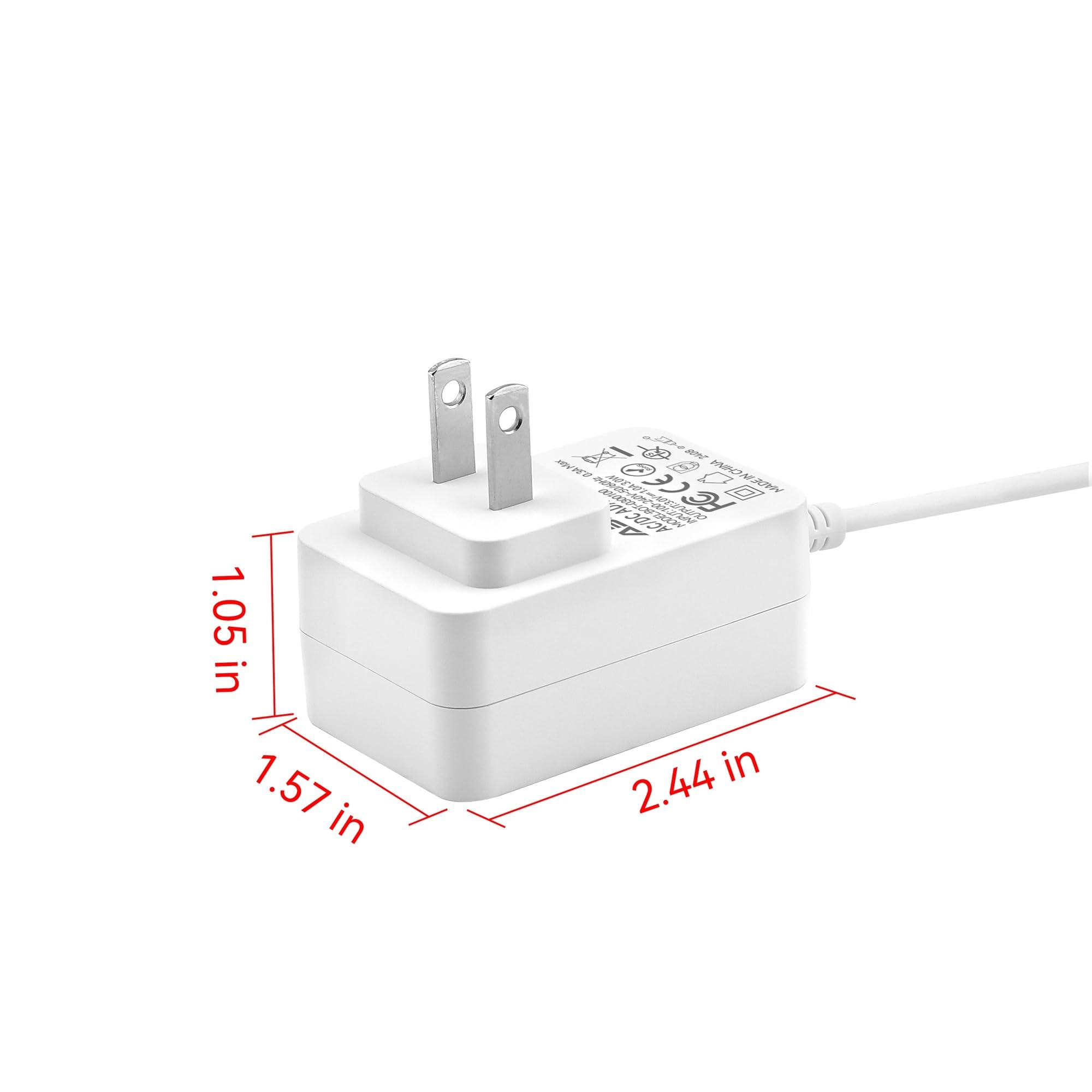 PGENDAR AC/DC Adapter Replacement for Department 56 Village Accessories 5655026 56.55026 55026 3V Power Cord for Department 56 Building and Accessory Lights System