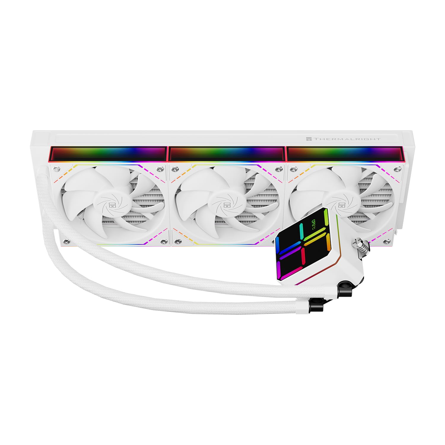 Thermalright TR Magic Qube 360 ARGB chłodnica cieczy do CPU, wentylator z klocków o prędkości 2000 obr./min, do AM4/AM5, Intel LGA115X/1200/1700/1851, zmiana kolorów sterowana temperaturą, wyświetlacz