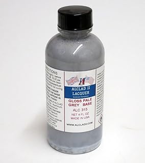 Alclad II Lacquers Paint Gloss Pale Grey Base 4 oz #315