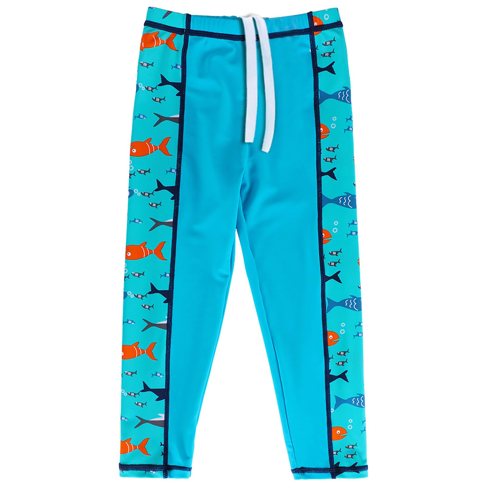 HUAANIUE Traje de baño para niños de 3 a 12 años con protección UV, 2 piezas, camiseta de manga larga y pantalones largos UPF 50+