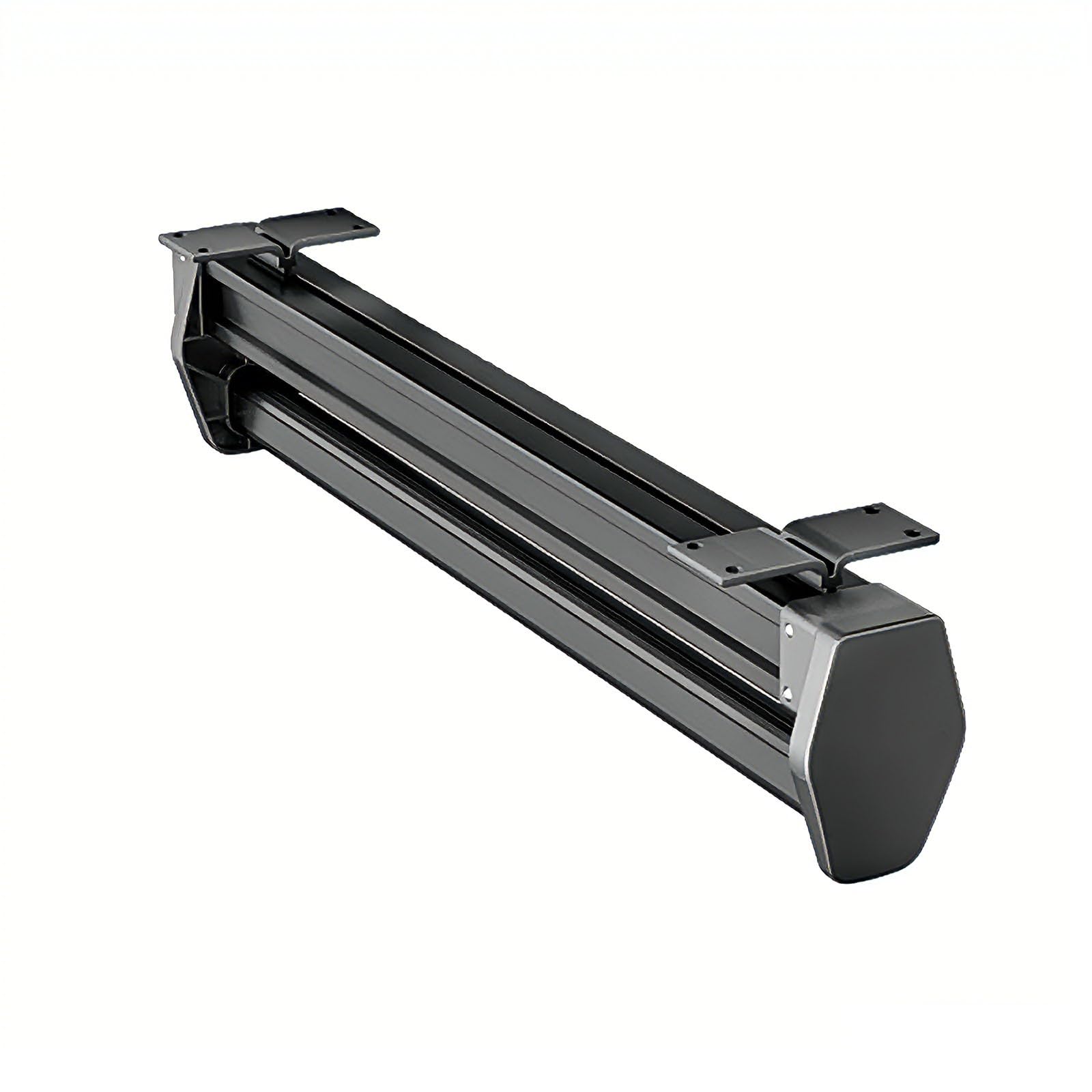 Rail de cintre extensible coulissant trois sections pour penderie