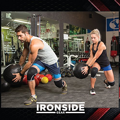 Knee Sleeves (1 Pair) 7mm Neoprene Thick Compression Knee Brace Support for Weightlifting, Powerlifting, Squatting